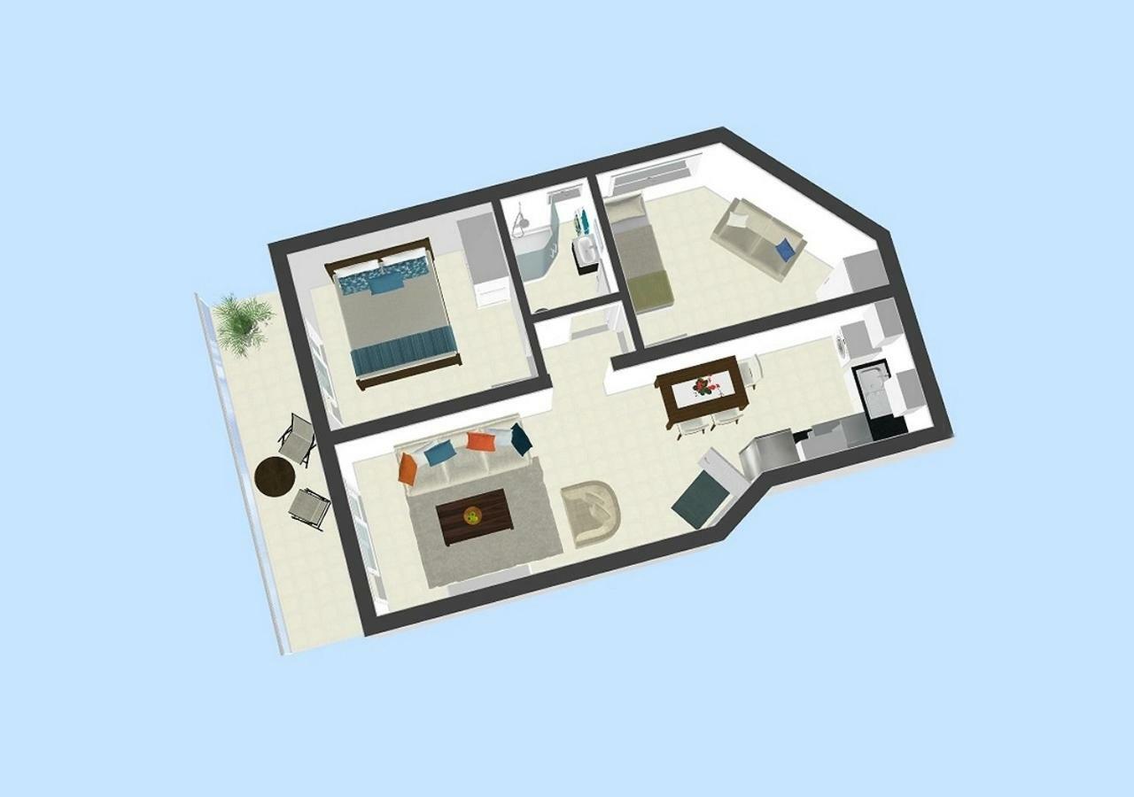 Lighthouse By The Sea Lovely 2Bdr Apartment Paphos Eksteriør billede